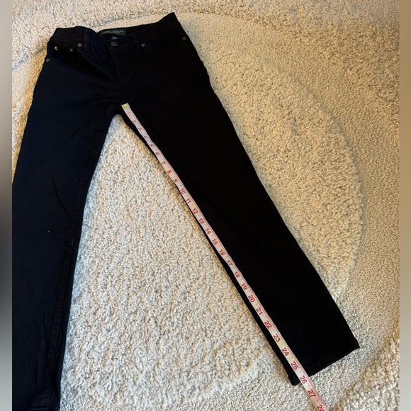 LRL Lauren Jeans Co Ralph Lauren Black Jeans Size 2P - Picture 8 of 8